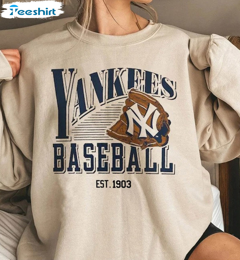 Yankees Baseball Sweatshirt - New York Baseball Vintage Long Sleeve Tank Top