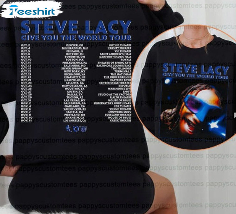 Lacy Tour 2022 Shirt - Steve Lacy Give You The World Sweatshirt Tank Top