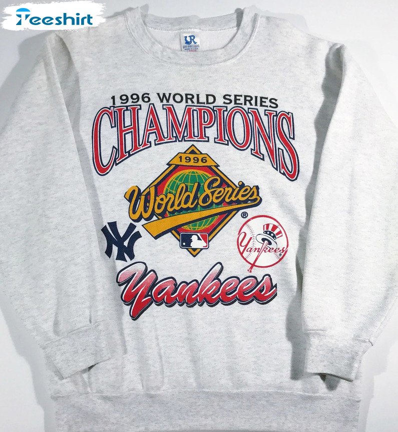 New York Yankees 1996 Sweatshirt - World Series New York Long Sleeve Crewneck