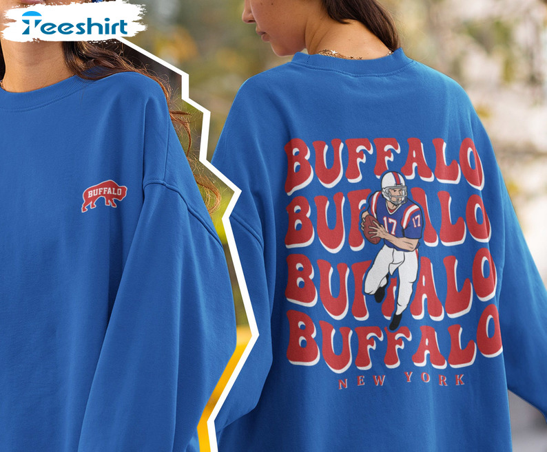 Buffalo New York Shirt - Buffalo Football Vintage Sweatshirt Short Sleeve