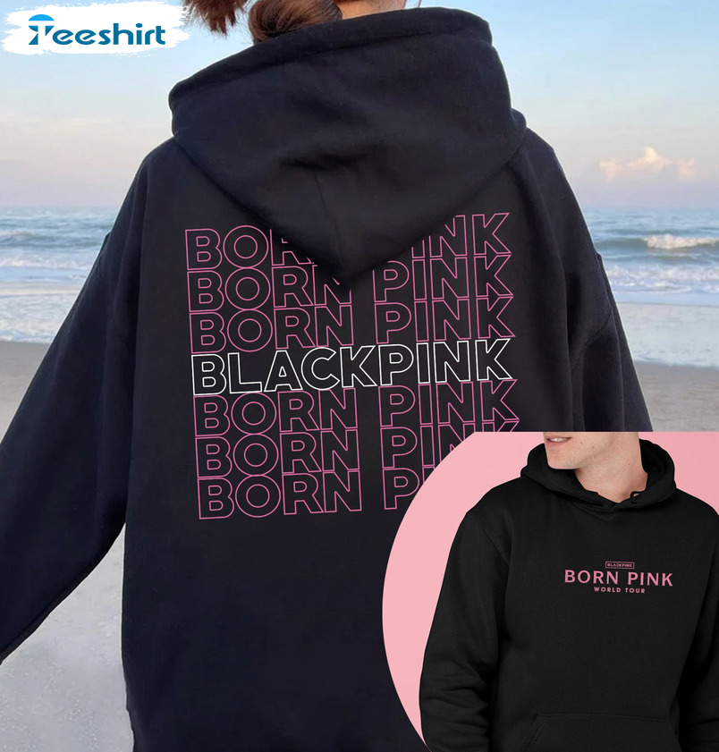 Born Pink World Tour Shirt - Blackpink North America Tour Sweatshirt Short Sleeve