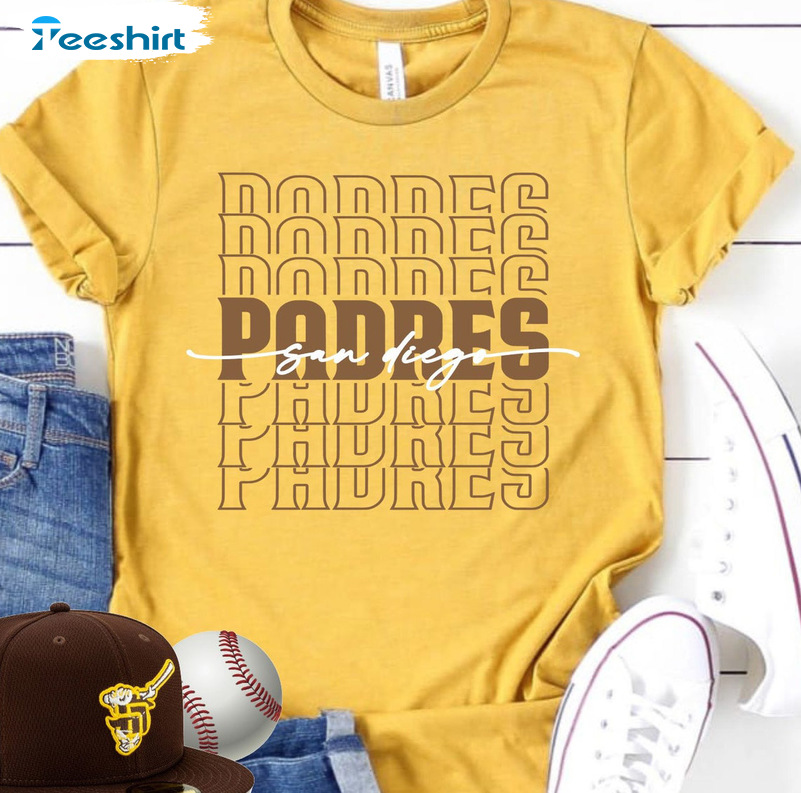 Padres San Diego Shirt - Baseball Unisex T-shirt Short Sleeve