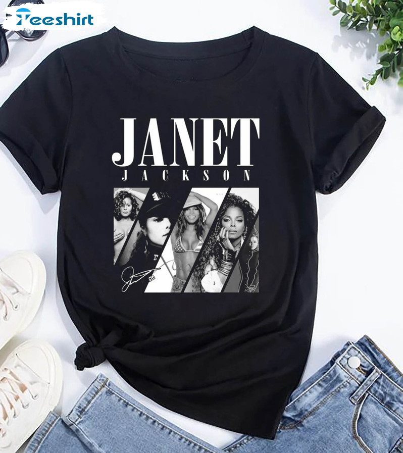 Janet Jackson Signature Shirt, Vintage Janet Jackson Tee Tops Tank Top