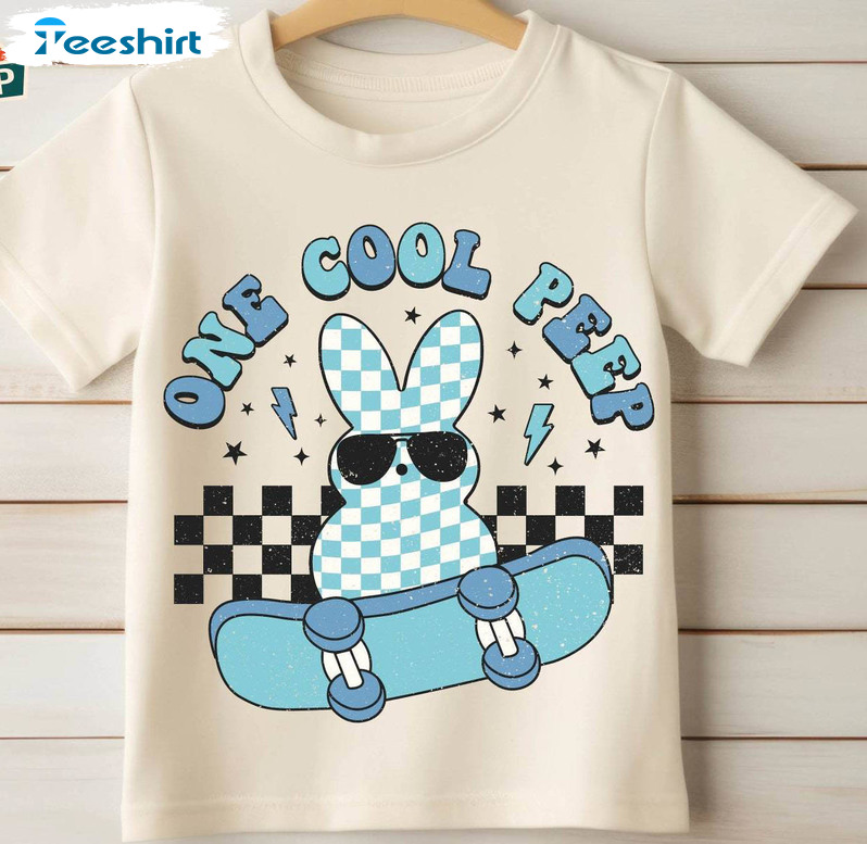 One Cool Peep Shirt, Easter Bunny Long Sleeve Sweater