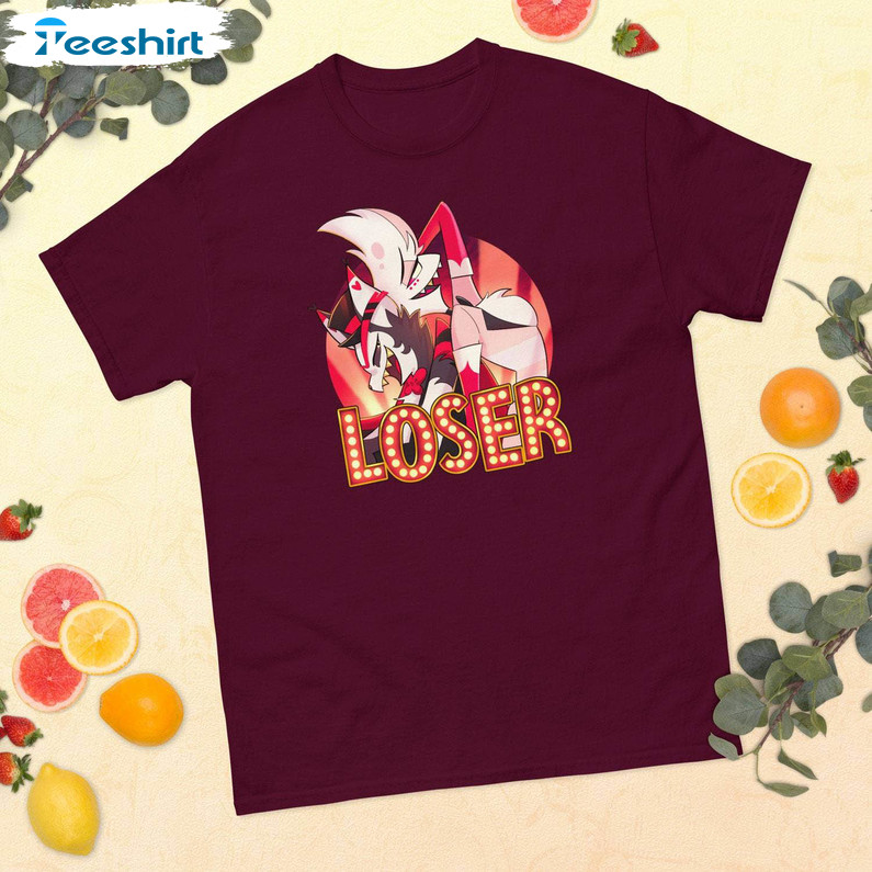 Loser Hazbin Hotel Shirt, Trendy Movies Long Sleeve Hoodie