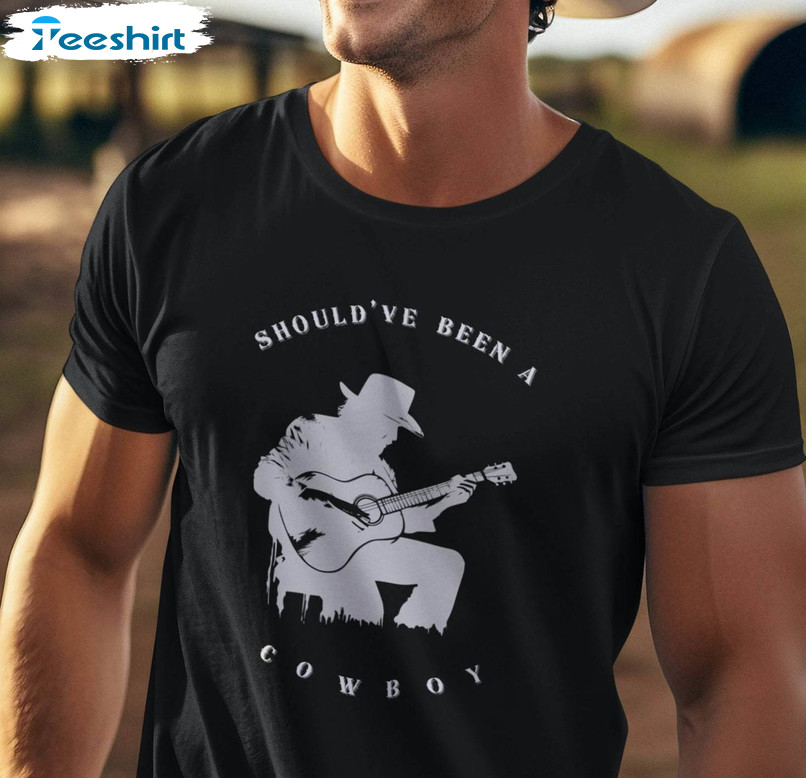 Western Cowboy Shirt, Toby Keith Guitar Player Crewneck Sweatshirt Tee Tops