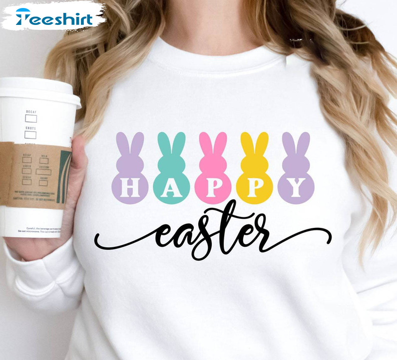 Happy Easter Cute Shirt, Easter Funny Unisex Hoodie Tee Tops