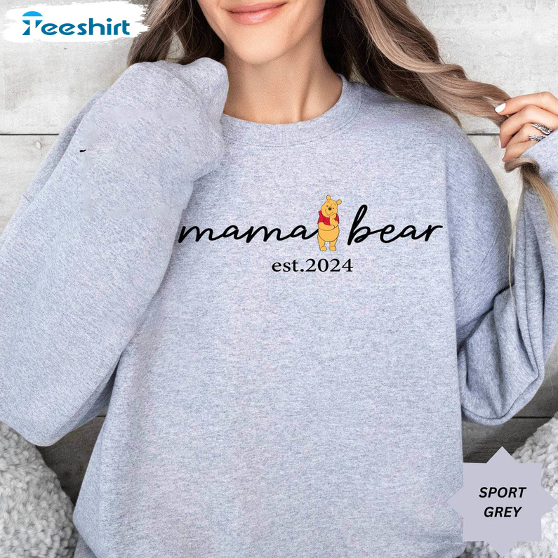 Mama Bear Winnie The Pooh Shirt, Funny Mama Bear Shirt