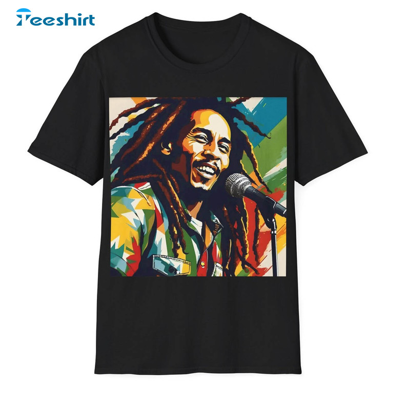 New Bob Marley One Love Shirt, Bob Marley Music Tee Tops Hoodie