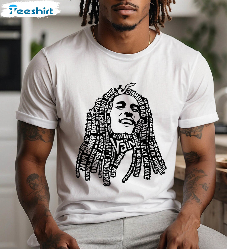 Bob Marley Unisex Shirt, Retro Holiday Tee Tops Hoodie