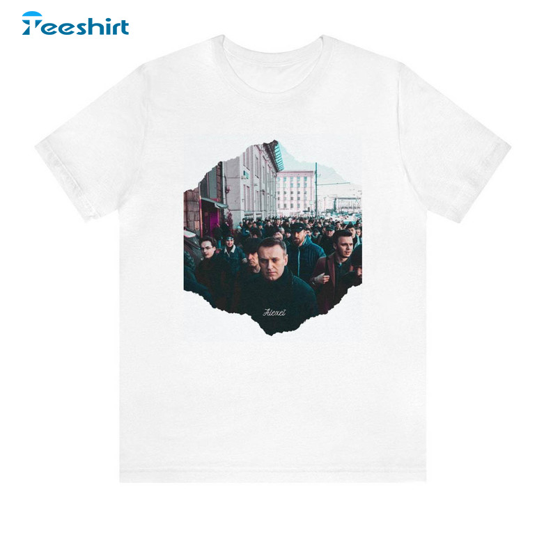 Alexei Navalny Tribute Shirt, Trendy Tee Tops Hoodie