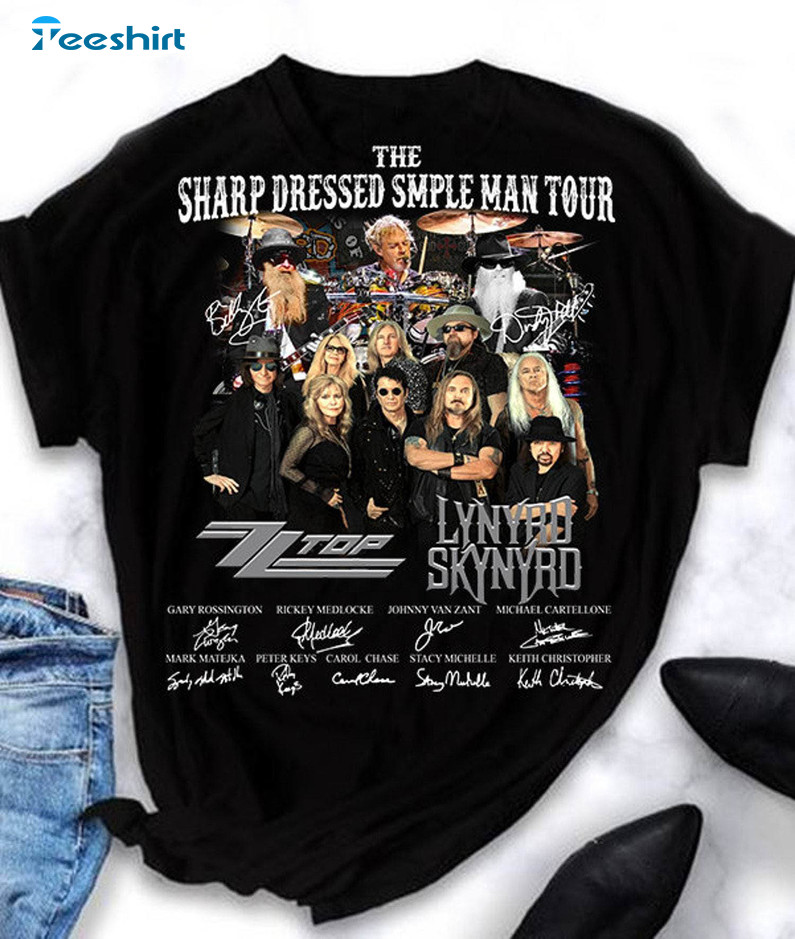 The Sharp Dressed Simple Man Shirt, Zz Top Long Sleeve Hoodie