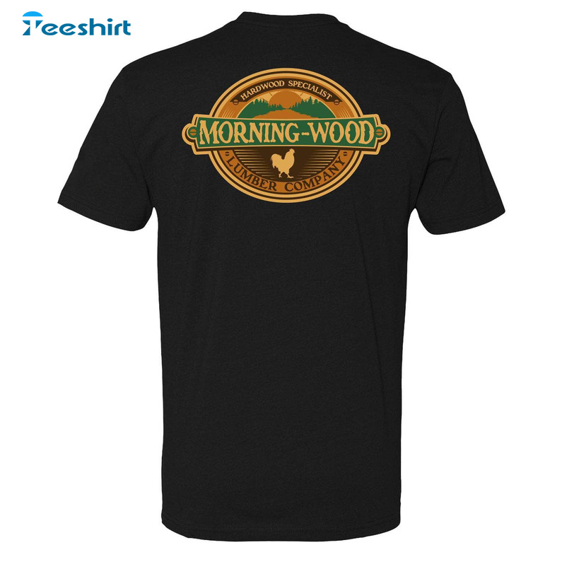 Morning Wood Vintage Design Long Sleeve T-shirt