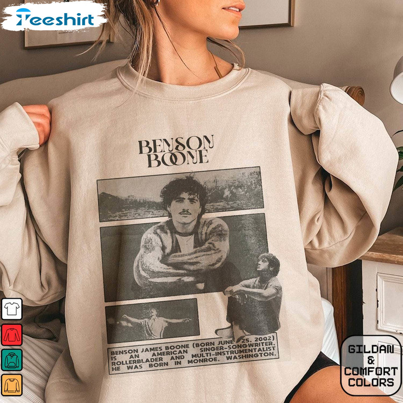 Benson Boone Retro Shirt, Beautiful Things Sweater T-shirt