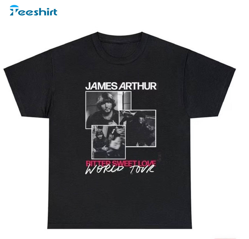 James Arthur Tour Vintage Shirt, James Arthur Bitter Crewneck Sweatshirt Hoodie