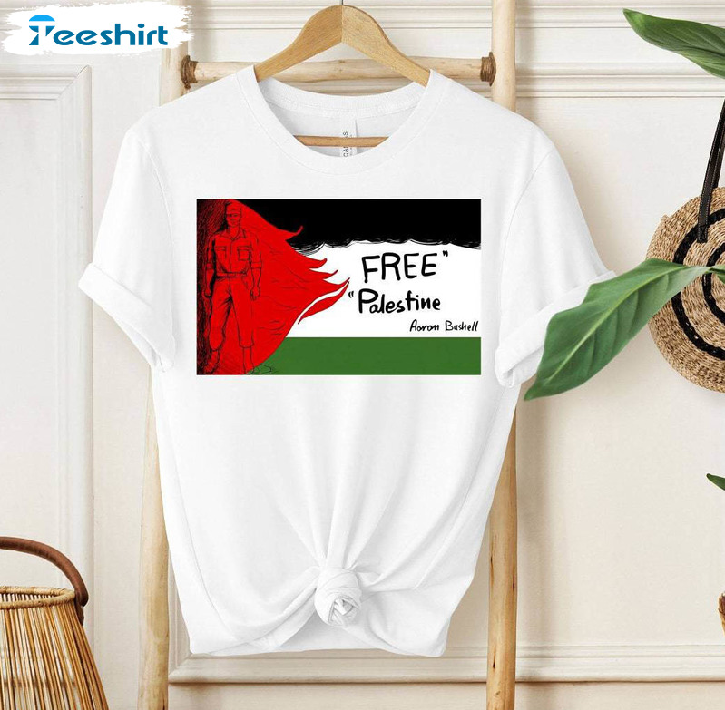 Aaron Bushnell Shirt, Free Palestine Support Palestine Tee Tops Hoodie