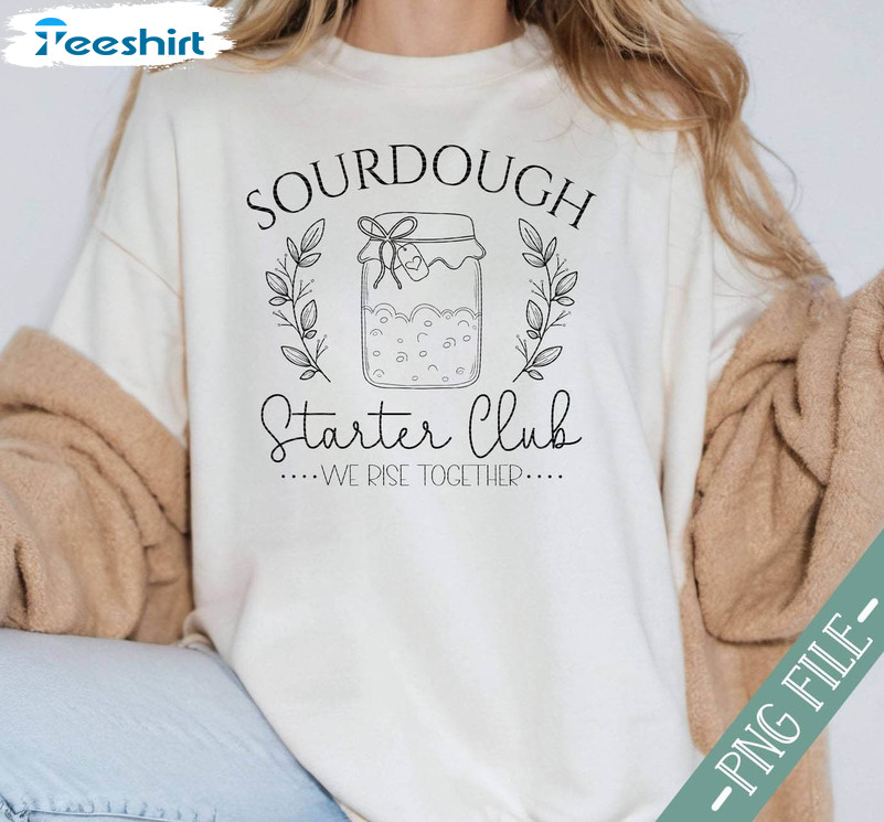 Sourdough Starter Shirt, Bull Sourdough Mama Long Sleeve Sweater