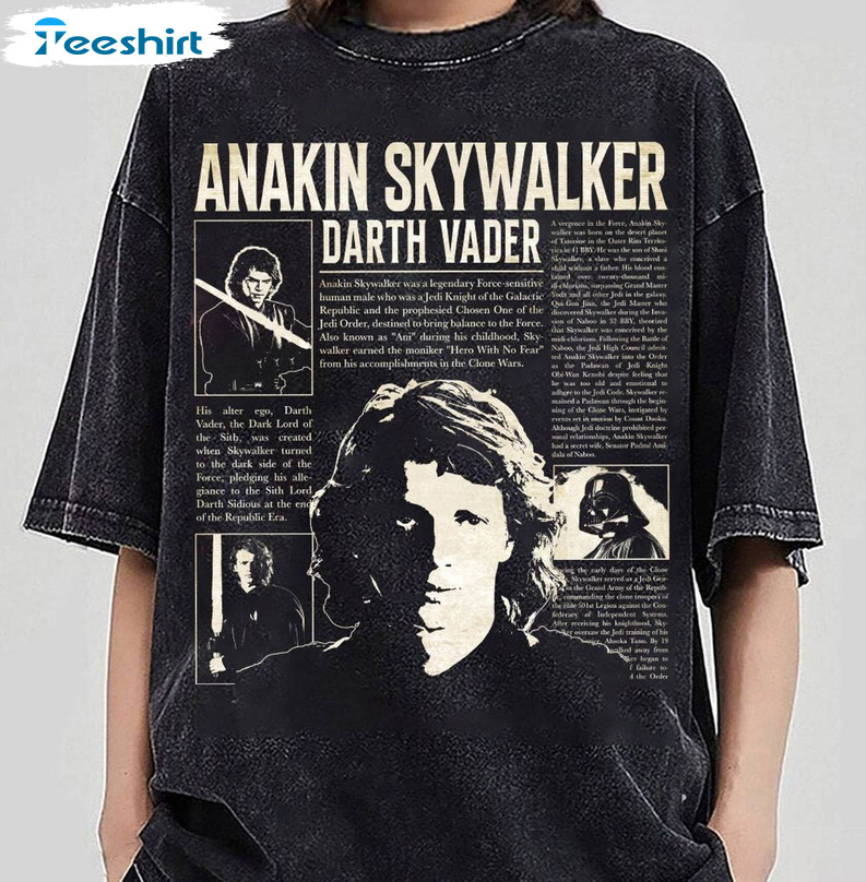 Anakin Skywalker Vinatge Shirt, Anakin Skywalker Crewneck Sweatshirt Sweater