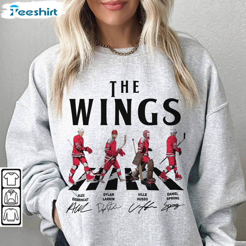 Detroit Red Wings Shirt, Alex Debrincat Dylan Larkin Tee Tops Hoodie