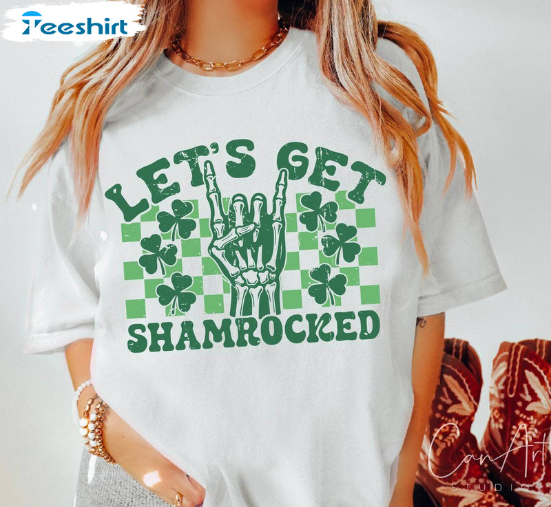 Let's Get Shamrocked Shirt, Irish Festivities Crewneck Sweatshirt Sweater