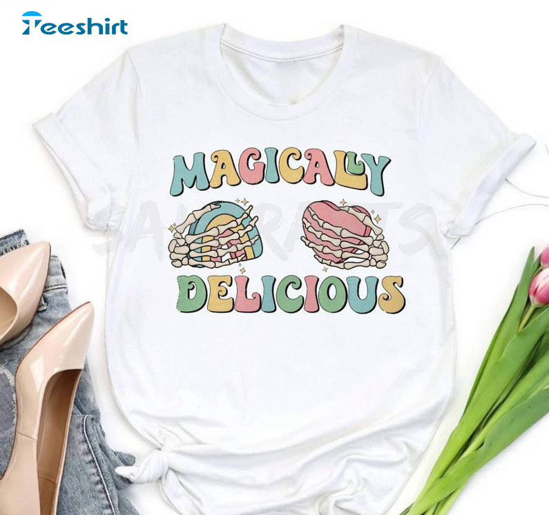 Magically Delicious Lucky Charms Shirt, St Patricks Day Long Sleeve Tee Tops