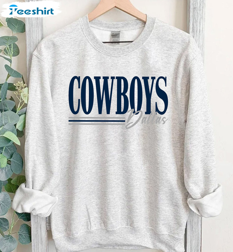 Dallas Cowboys Vintage Style Sweatshirt Trendy Retro Style NFL Apparel and  Fan Gear for Cowboys Football Fans - Cherrycatshop