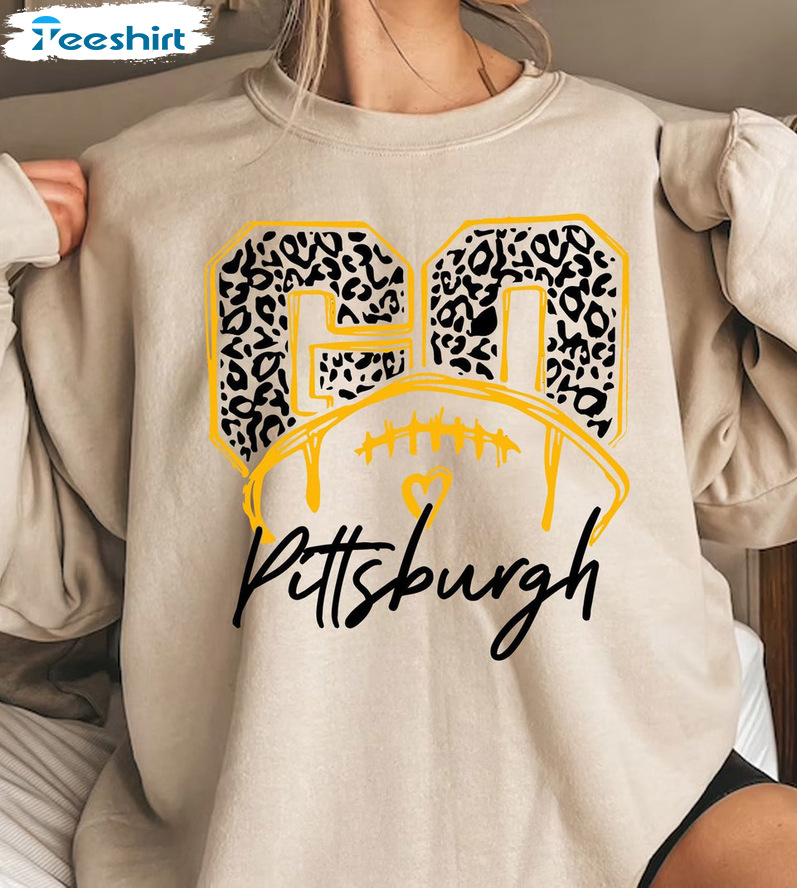 Go Pittsburgh Hoodie - Football Vintage Sweatshirt Unisex Hoodie
