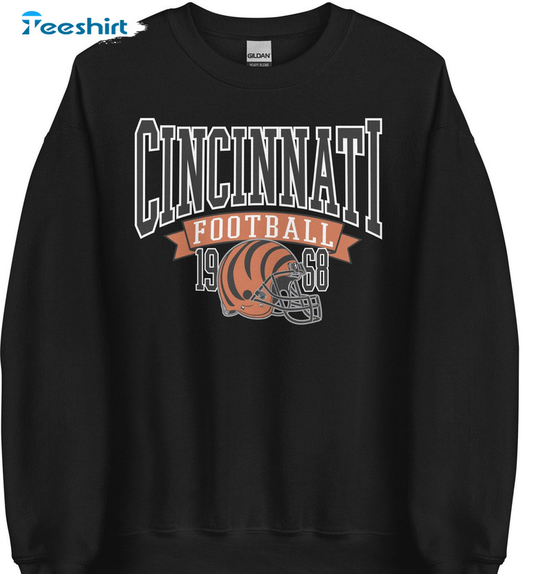 Bengals Football Vintage 90's Style Retro Sweatshirt Cincinnati NFL  Tailgate