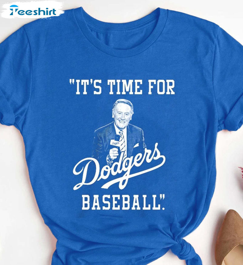 Its Time For Dodgers Baseball Shirt - Thank You Your Memories Unisex Hoodie