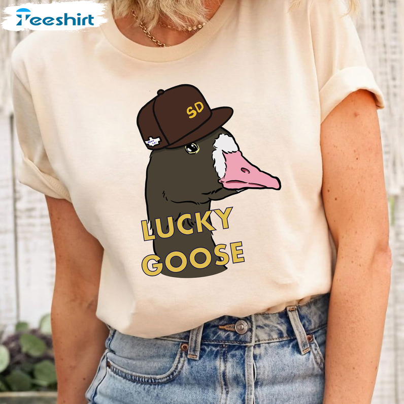 Lucky Goose Shirt - Padres Baseball Sweatshirt Unisex Hoodie