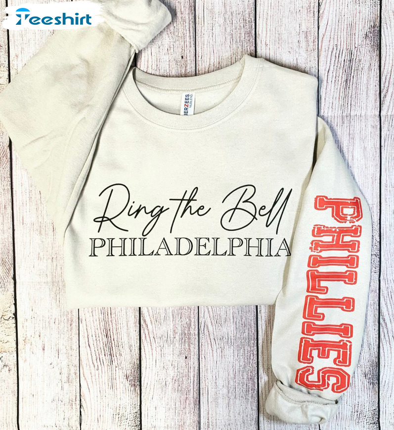 Ring The Bell Philadelphia Shirt - Trending Baseball Short Sleeve Crewneck