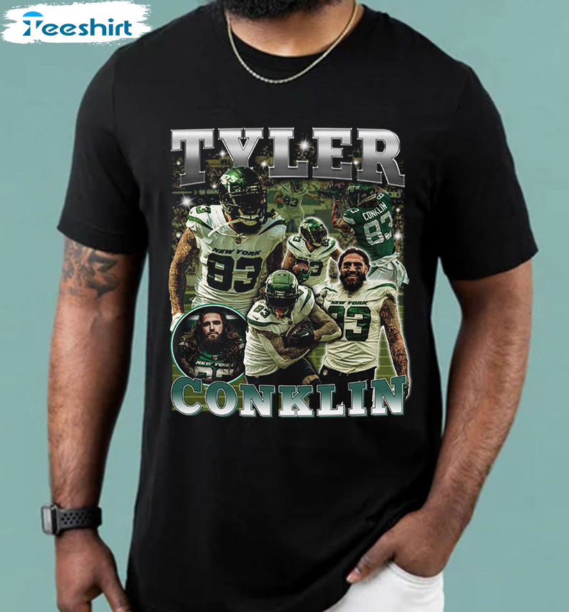 Tyler Conklin 90s Shirt - Conklin Player Football Unisex T-shirt Long Sleeve