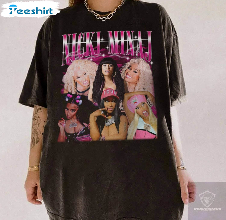 Nicki Minaj Shirt, Nicki Minaj Rapper Short Sleeve Tee Tops