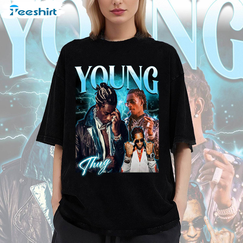 Retro Young Slatt Thug Shirt, Young Thug Tee Tops Hoodie