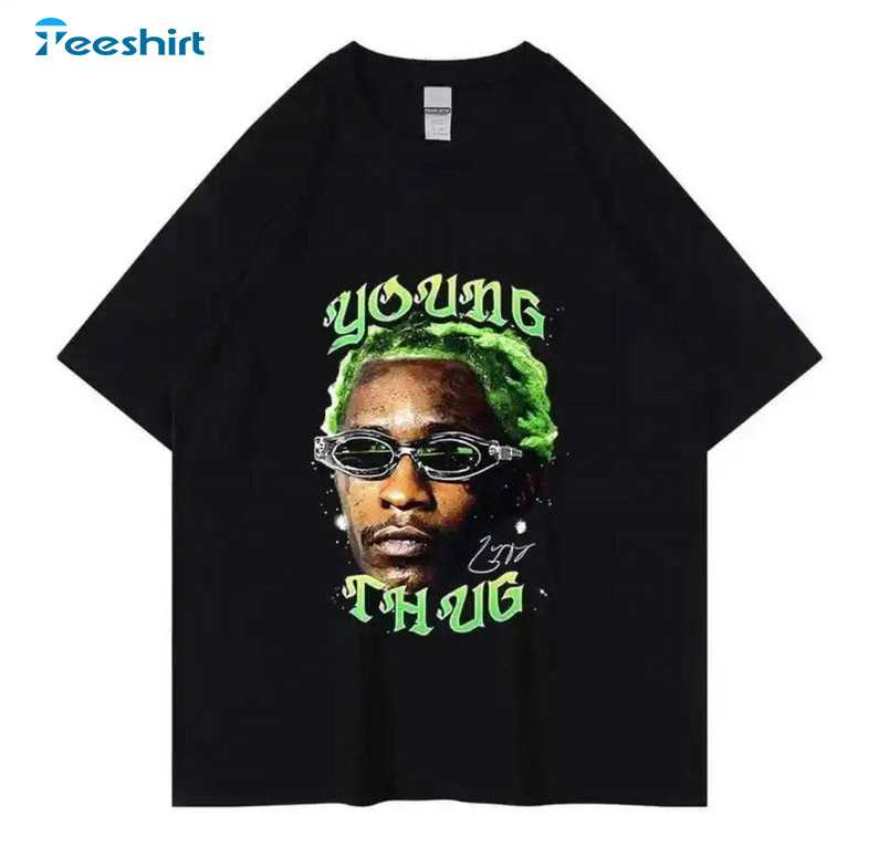 Retro Young Thug Shirt, Gift For Fan Crewneck Sweatshirt