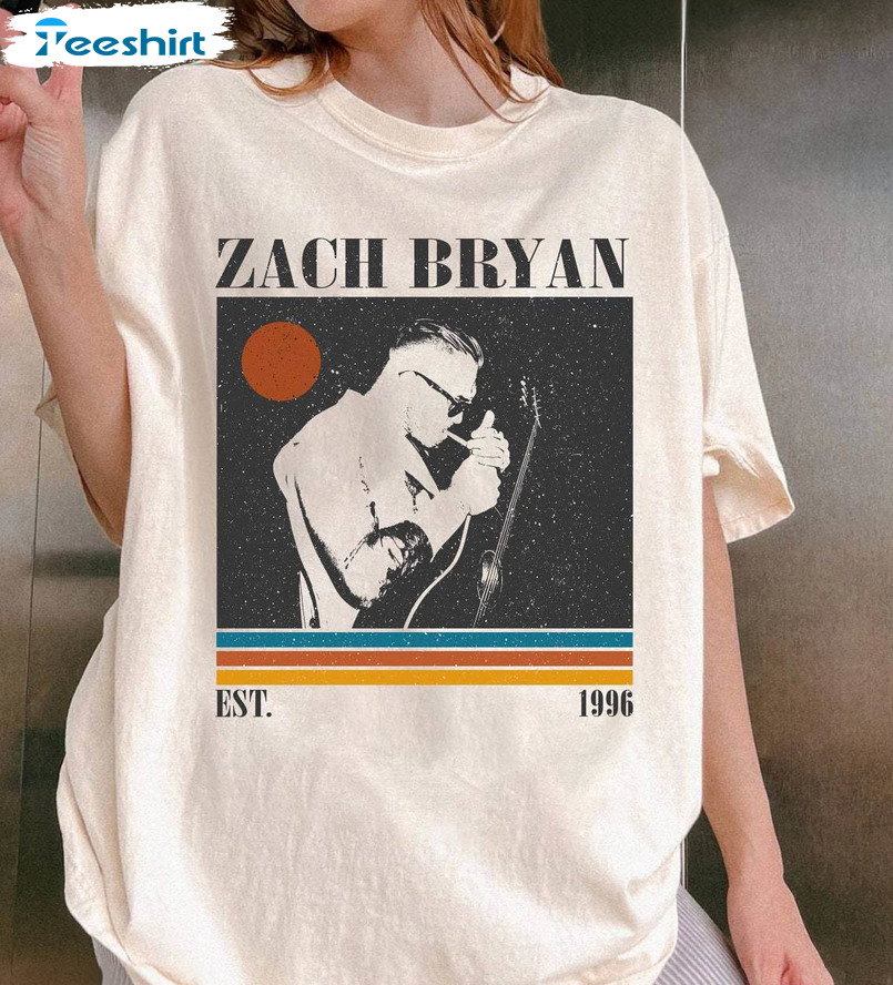 Vintage Zach Bryan Shirt, The Quittin Time Tour Trending Sweater Hoodie