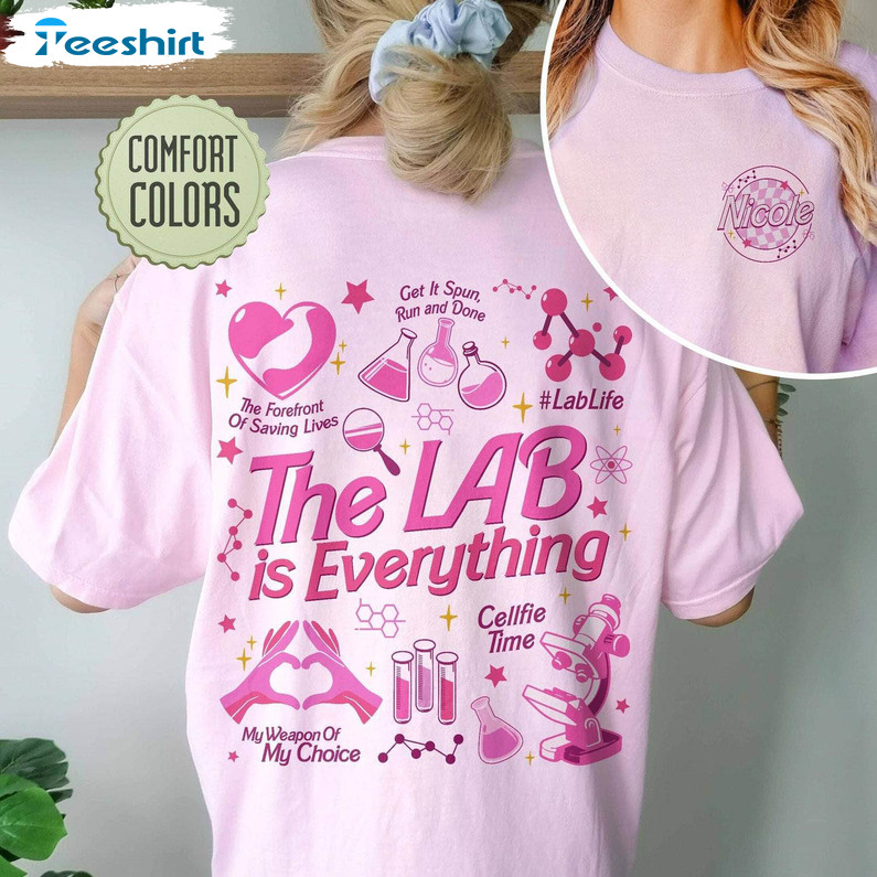 Unique The Lab Is Everything Shirt, Lab Week 2024 Trend Crewneck Sweatshirt