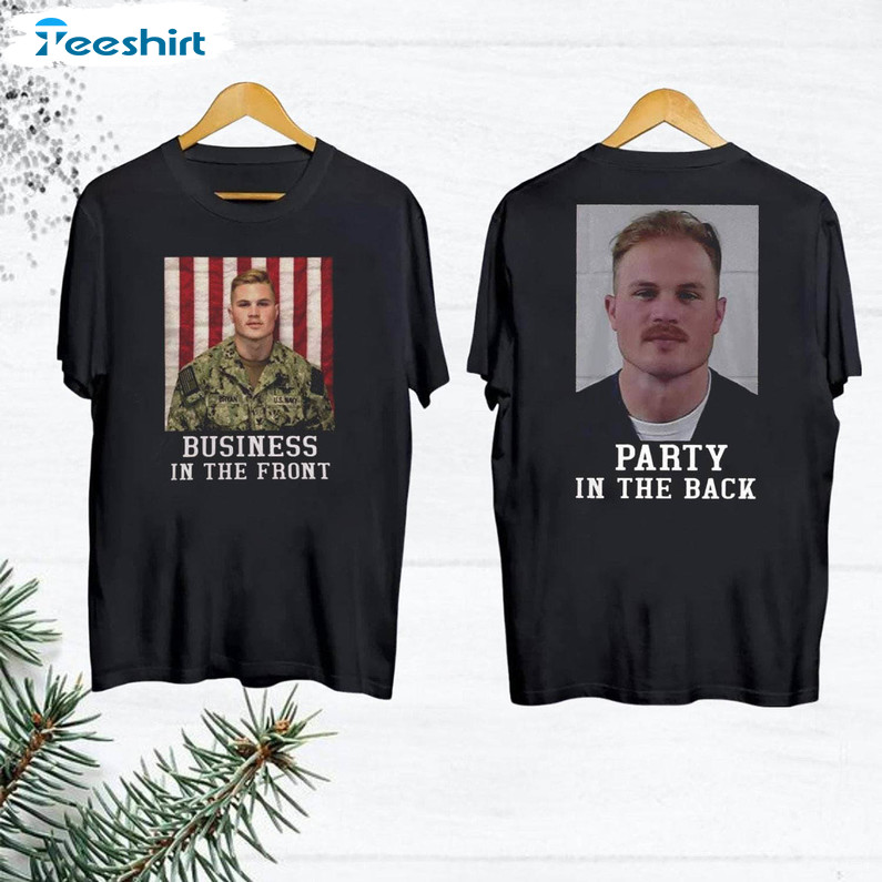 Funny Zach Bryan Mugshot Front And Back Shirt, The Quittin Time Tour 2024 Sweater
