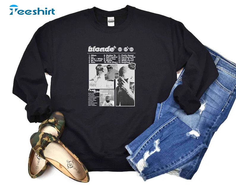 Blond Sweatshirt, Frank Ocean Blond Album Sweater Tee Tops