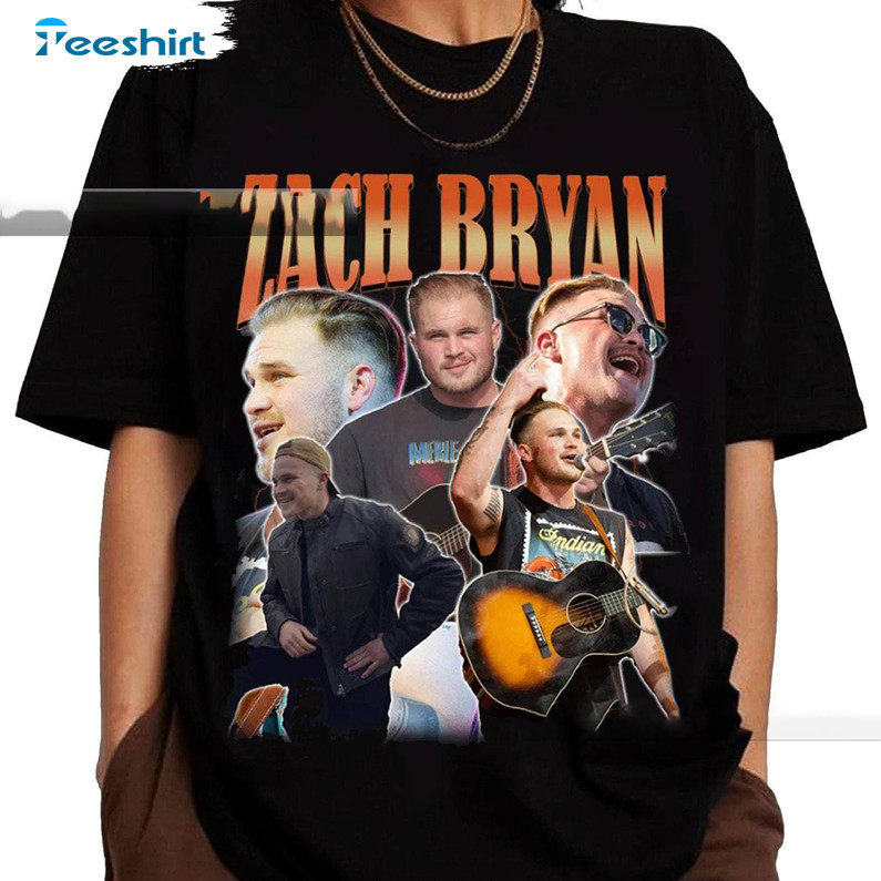 Vintage Zach Bryan Shirt, Cute The Quittin Time Tour 2024 Tee Tops Sweater