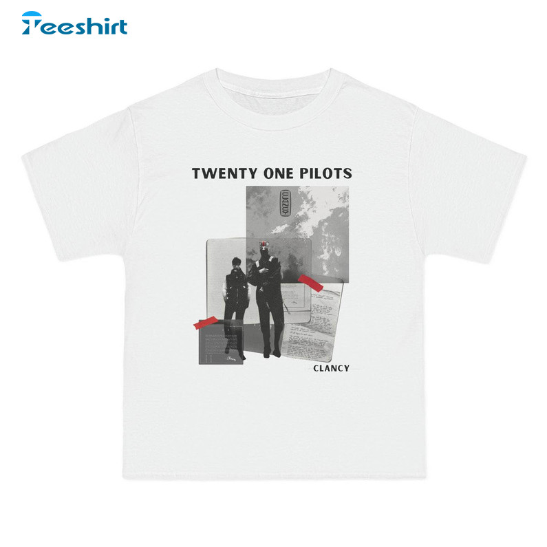 Vintage Twenty One Pilots Shirt, Clancy Tee Tops Hoodie