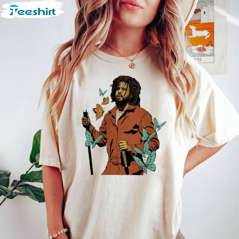 Limited J Cole Shirt, Must Have J Cole Concert Short Sleeve Tee Tops