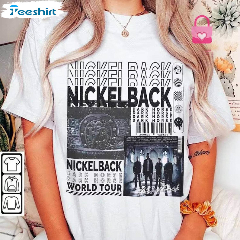 Vintage Nickleback Band Shirt, Get Rollin Album 2023 Short Sleeve Tee Tops