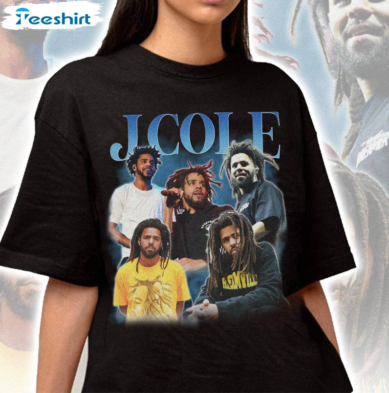 Limited J Cole Shirt, Retro Hip Hop Crewneck Sweatshirt Sweater