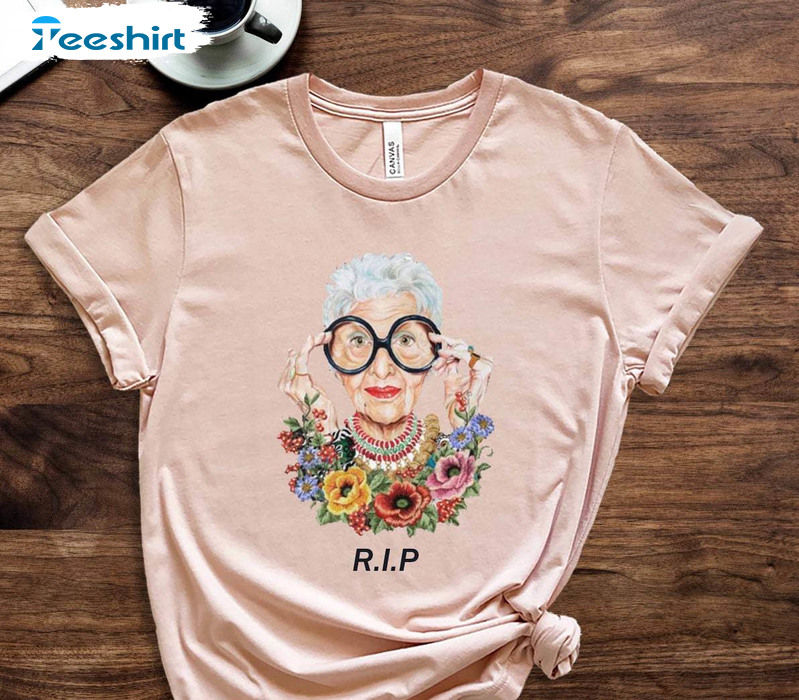 Rip Iris Apfel Shirt, Limited Sweater Tee Tops