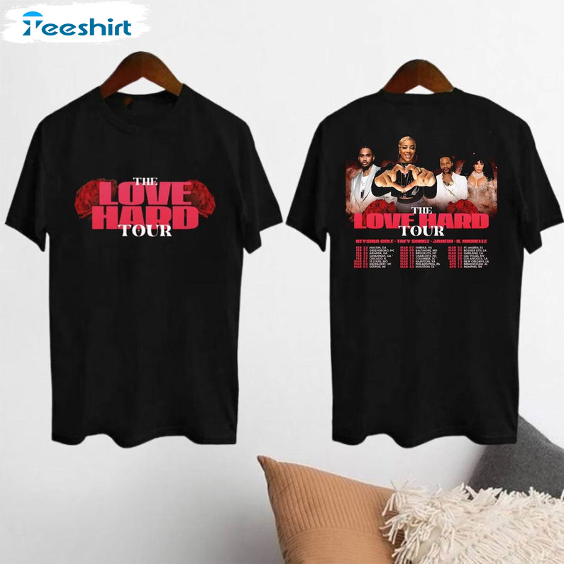 The Love Hard Tour 2024 Shirt, Keyshia Cole Fan Tee Tops Hoodie