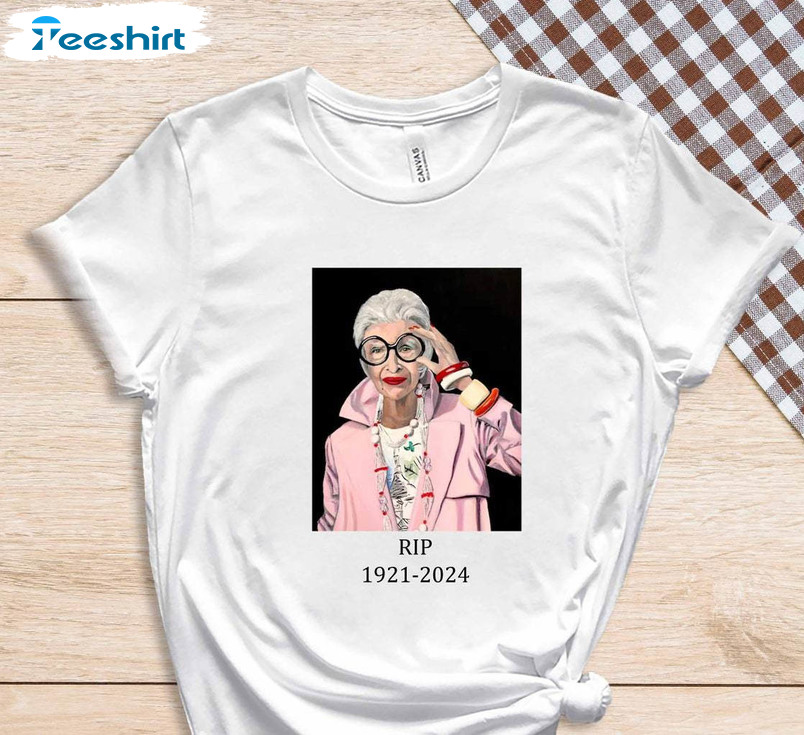 Retro Iris Apfel Shirt, Gift For Fan Tee Tops Tank Top