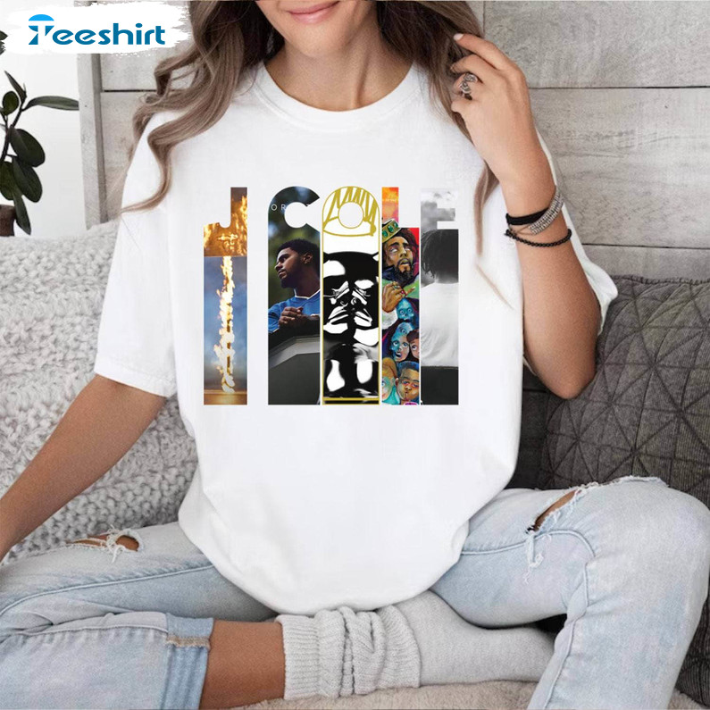 J Cole Albums Collection Shirt, Gift For Fan Tee Tops Hoodie