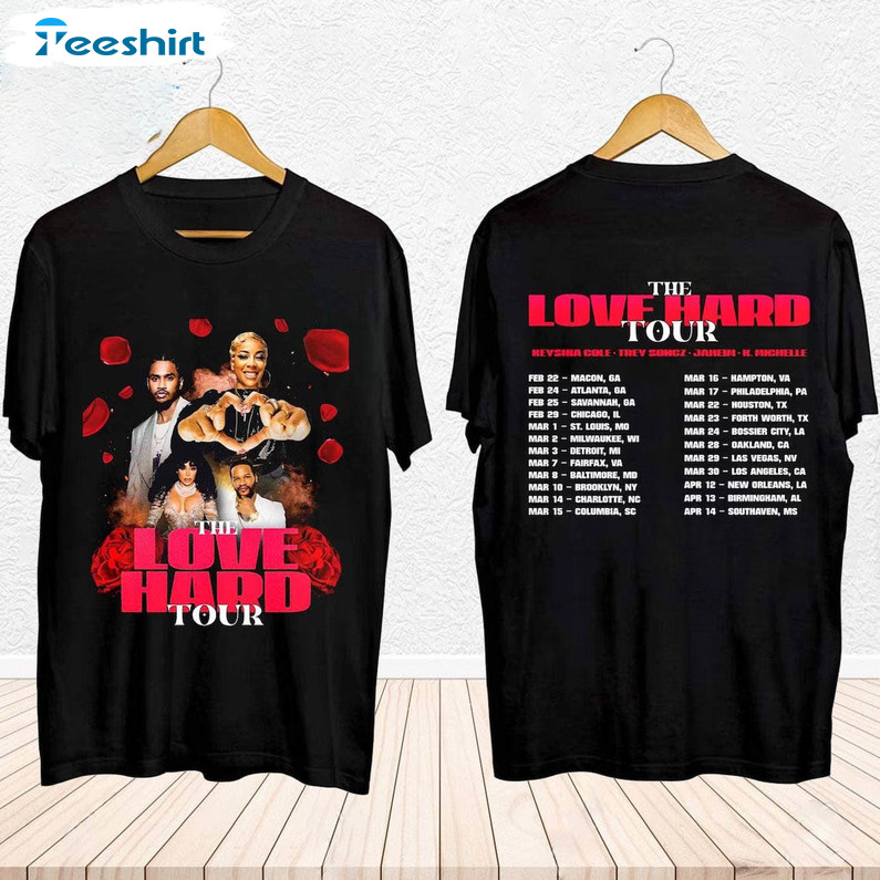 2 Sides Of The Love Hard Tour 2024 Shirt, Keyshia Cole Tee Tops Hoodie