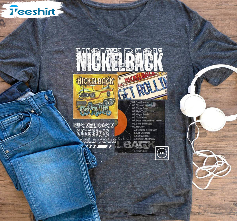 Limited Nickelback Woman Shirt, Nickelback Concert Long Sleeve Sweater